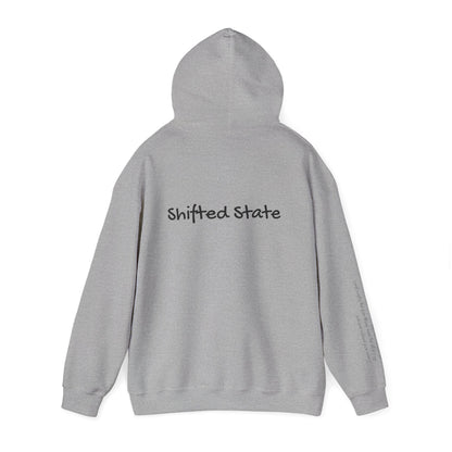 Shifted State Hoodie- Sleeve Print Affirmation