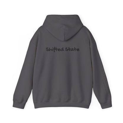 Shifted State Hoodie- Sleeve Print Affirmation