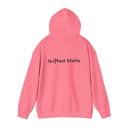 Shifted State Hoodie- Sleeve Print Affirmation