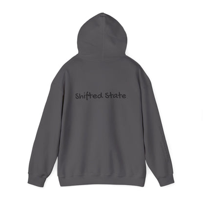 Shifted State Hoodie- Sleeve Print Affirmation