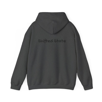 Shifted State Hoodie- Sleeve Print Affirmation