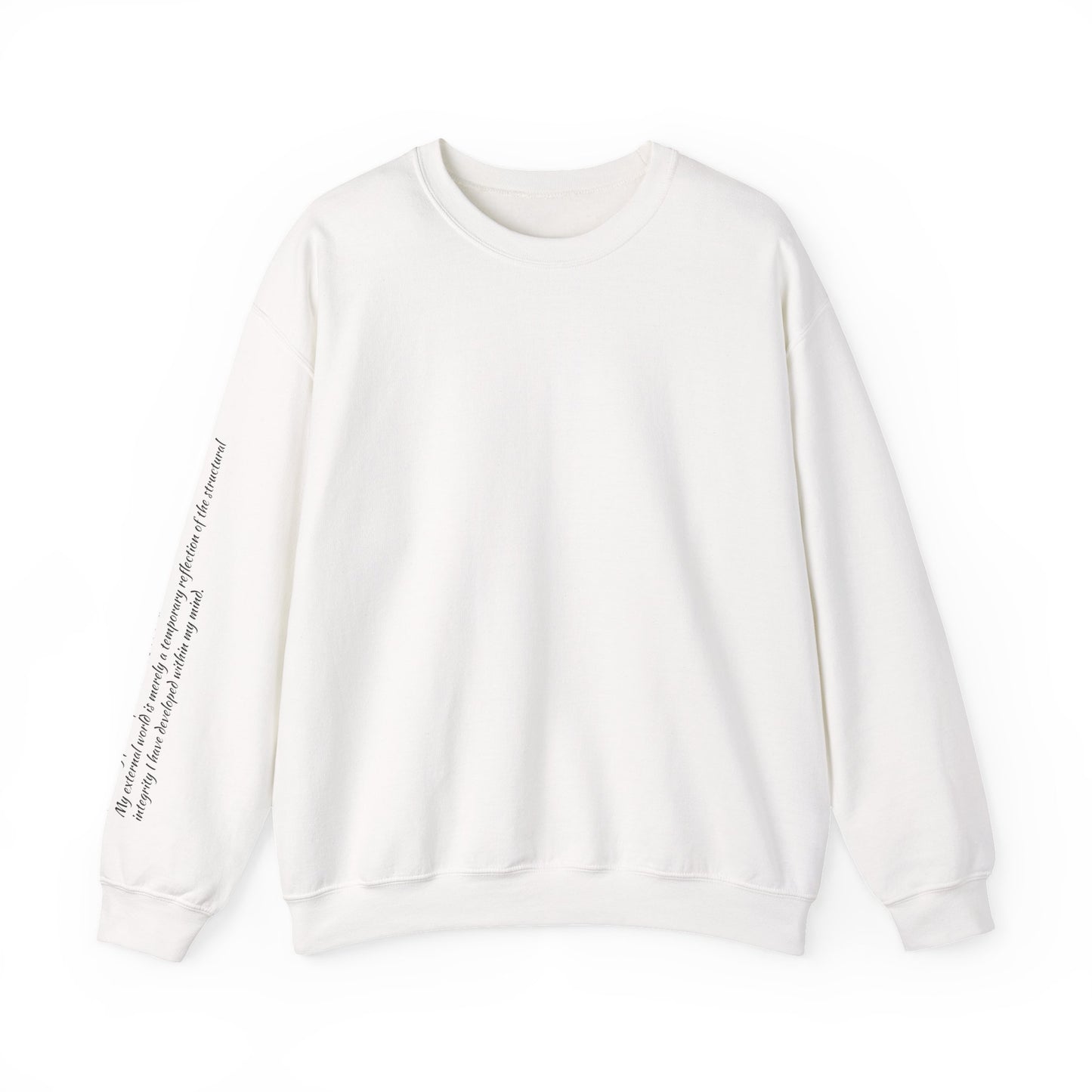 "Inner Architect" Crewneck - Heavyweight Sleeve Print Sweatshirt