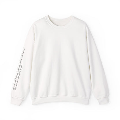 "Inner Architect" Crewneck - Heavyweight Sleeve Print Sweatshirt