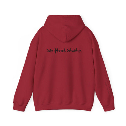 Shifted State Hoodie- Sleeve Print Affirmation