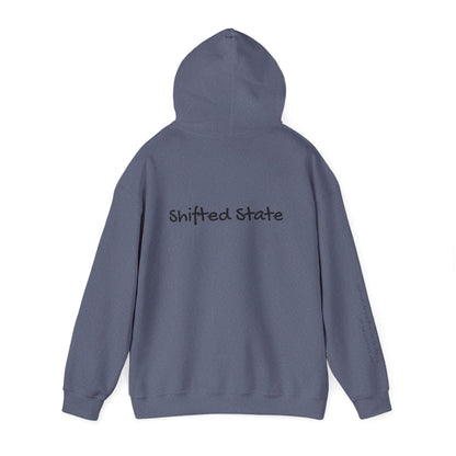 Shifted State Hoodie- Sleeve Print Affirmation