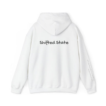Shifted State Hoodie- Sleeve Print Affirmation