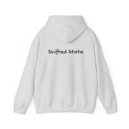 Shifted State Hoodie- Sleeve Print Affirmation